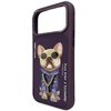 Dėklas NIMMY case GLASSES COOL DOG for IPHONE 18 Pro/17 Pro violetinė