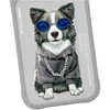 Dėklas NIMMY case GLASSES COOL DOG for IPHONE 18 Pro/17 Pro pilkas