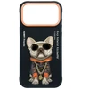 Dėklas NIMMY case GLASSES COOL DOG for IPHONE 18 Pro/17 Pro juodas