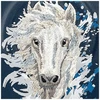 NIMMY dėklas HORSE, suderinamas su MagSafe, skirtas IPHONE 18 Pro/17 Pro, tamsiai mėlynos spalvos