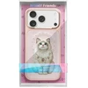 NIMMY dėklas LUCKY FASHION CAT, suderinamas su MagSafe, skirtas IPHONE 18 Pro Max/17 Pro Max, rožinės spalvos