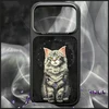 NIMMY dėklas LUCKY FASHION CAT, suderinamas su MagSafe, skirtas IPHONE 18 Pro Max/17 Pro Max, juodas