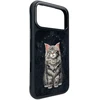 NIMMY dėklas LUCKY FASHION CAT, suderinamas su MagSafe, skirtas IPHONE 18 Pro Max/17 Pro Max, juodas