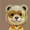 Dėklas Nimmy Cool&amp;Cute 2.0 Bear Case for iPhone 17 - rusvai gelsvas