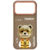 Dėklas Nimmy Cool&amp;Cute 2.0 Bear Case for iPhone 17 Pro - rusvai gelsvas