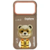 Dėklas Nimmy Cool&amp;Cute 2.0 Bear Case for iPhone 17 Pro Max - rusvai gelsvas
