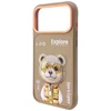 Dėklas Nimmy Cool&amp;Cute 2.0 Bear Case for iPhone 17 Pro - rusvai gelsvas