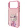 „Nimmy Cool&amp;Cute 2.0“ dėklas su katės atvaizdu, skirtas „iPhone 17 Pro“ - Rožinė