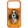 Dėklas Nimmy Cool&amp;Cute 2.0 Dog Case for iPhone 17 Pro with Magnetic Hanger - Oranžinis