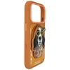 Dėklas Nimmy Cool&amp;Cute 2.0 Dog Case for iPhone 17 Pro Max with Magnetic Hanger - Oranžinis