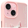 Nimmy dėklas Apple iPhone 15 6.1" rožinės spalvos Glasses Cool Cat