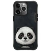 Nimmy dėklas Apple iPhone 15 Pro 6.1" juodos spalvos Big Eyed Pet 2.0 Panda