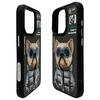 Nimmy dėklas iPhone 15 Pro 6.1" juodos spalvos Cool&amp;Cute 2.0 Dog