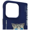 NIMMY dėklas GLASSES COOL CAT, skirtas IPHONE 15 Pro, mėlynas