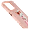 Nimmy Apple iPhone 15 Pro 6.1" dėklas telefonui rožinės spalvos Glasses Cool Cat