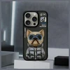 Nimmy Apple iPhone 15 Pro Max 6.7" dėklas telefonui juodos spalvos Cool&amp;Cute 2.0 Dog