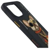 Nimmy Apple iPhone 15 Pro Max 6.7" dėklas telefonui juodos spalvos Glasses Cool Dog