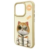 Nimmy Apple iPhone 15 Pro Max 6.7" dėklas telefonui haki spalvos Cool&amp;Cute 2.0 Cat