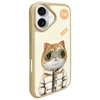 Nimmy Apple iPhone 16 6.1" dėklas telefonui haki spalvos Cool&amp;Cute 2.0 Cat