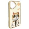 Nimmy Apple iPhone 16 6.1" dėklas telefonui haki spalvos Cool&amp;Cute 2.0 Cat