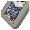 Nimmy Apple iPhone 16 Pro 6.3" dėklas telefonui pilkos spalvos Glasses Cool Cat