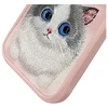 Nimmy Apple iPhone 16 Pro Max 6.9 dėklas telefonui rožinės spalvos Big Eyed Pet 2.0 Cat