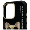 Nimmy dėklas Apple iPhone 16 Pro Max 6.9″ juodos spalvos Glasses Cool Dog