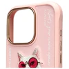 Nimmy Apple iPhone 16 Pro Max 6.9" dėklas telefonui rožinės spalvos Glasses Cool Cat