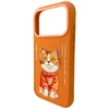 Dėklas Nimmy Glasses Cool Cat Case for iPhone 17 Pro Max - Oranžinis