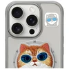 Nimmy Glasses Cool Cat MagSafe Apple iPhone 16 Pro Max dėklas telefonui pilkos spalvos