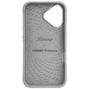 Nimmy Panther MagSafe dėklas skirtas Apple iPhone 16 light pilkos spalvos