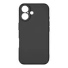 OBAL:ME Matte TPU dėklas telefonui Apple iPhone 16 juodos spalvos