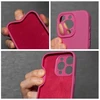 Dėklas Oem Case for iPhone 14 Silicone 2mm (camera protection) pink