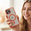 Dėklas Oem Case for iPhone 17 Pro / 18 Pro Flexline Mag Cover compatible with MagSafe oranžinis