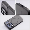 Dėklas Oem Case for iPhone 17 Pro Max / 18 Pro Max Flexline Mag Cover compatible with MagSafe juodas