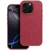 Dėklas Oem Case for iPhone 18 Pro / 17 Pro Frame Mag Cover compatible with MagSafe dark cherry