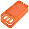 Oem dėklas iPhone 18 Pro / 17 Pro rėmui Mag Cover, suderinamas su MagSafe, oranžinis