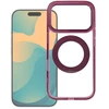Dėklas Oem Case for iPhone 18 Pro Max / 17 Pro Max Frame Circle Stand compatible with MagSafe dark cherry