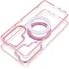 Oem Dėklas Samsung A27 Frame Circle Stand, suderinamas su MagSafe, rožinis