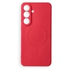 Oem Dėklas na Samsung S26 FE Silicone Mag Cover zgodne su MagSafe (camera protection) raudona