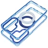 Oem Dėklas Samsung S26 Frame Circle Stand, suderinamas su MagSafe, tamsiai mėlynas