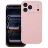 Dėklas Oem Case for iPhone 17 Pro Max / 18 Pro Max (low camera edge) Silicone 2mm (camera protection) compatible with MagSafe powder pink