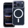Oem Originalus „iPhone 16e“ (SE4 2025) / 17e dėklas, skaidrus „Fusion Mag Cover“, suderinamas su „MagSafe“, tamsiai mėlynas