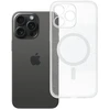 Oem Originalus „iPhone 15 PRO MAX“ skaidrus „Mag“ dėklas – blizgučiai (STR / APSAUGA NUO FOTOAPAROS), suderinamas su „MagSafe“ skaidriais blizgučiais.