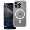 Oem „Samsung S26 PLUS“ skaidrus „Mag“ dėklas – blizgučiai (apsauginis / kameros dėklas), tinkantis „MagSafe“ skaidriems blizgučiams