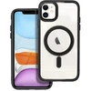 OEM dėklas, skirtas iPhone 11, „Color Edge Mag Cover“, suderinamas su „MagSafe“ (juodas)