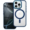 OEM dėklas, skirtas „iPhone 16 PRO Color Edge Mag Cover“, suderinamas su „MagSafe“ mėlynas