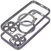 OEM dėklas, skirtas iPhone 13, Electro Mag dėklas, suderinamas su MagSafe juodas