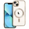 OEM dėklas, skirtas iPhone 13, Electro Mag dėklas, suderinamas su MagSafe auksiniu dangteliu