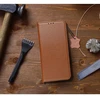 Oem Dėklas su klapką na Xiaomi Redmi 17C Smart Pro Book skórzane ruda